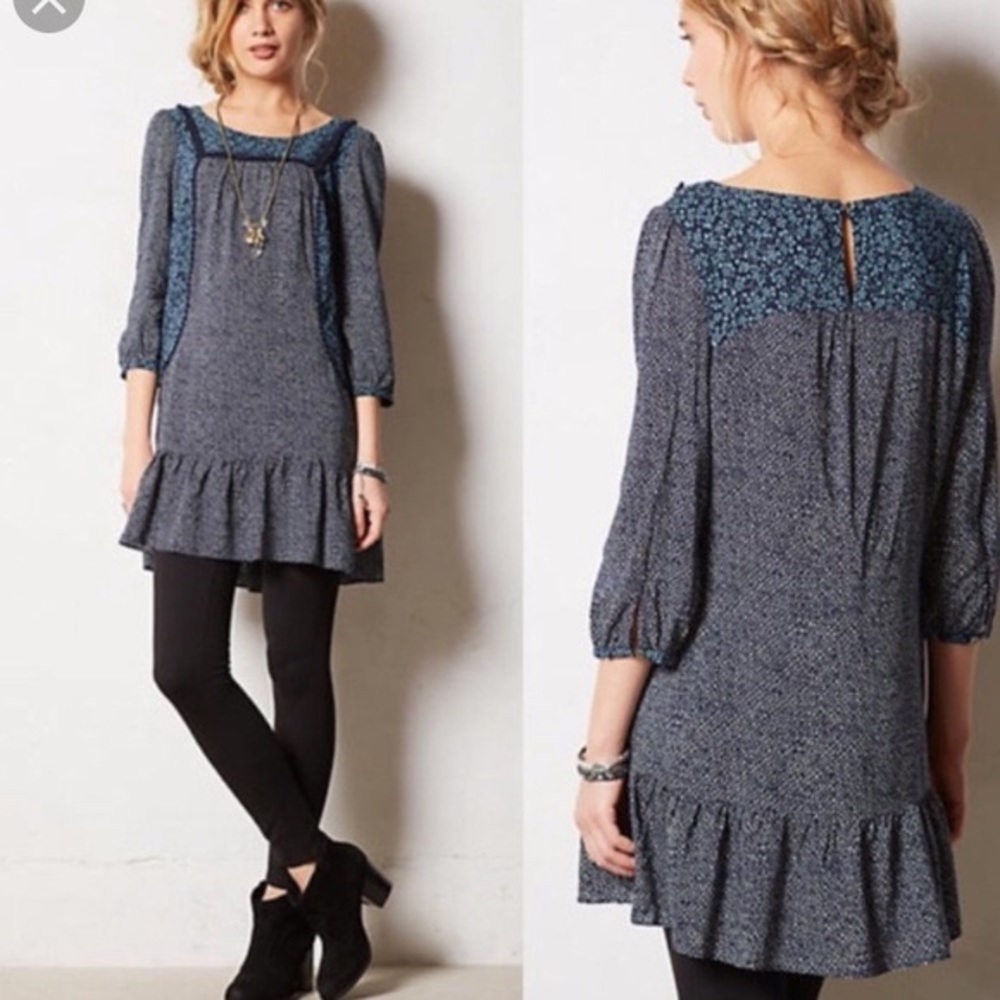 Anthropologie Holding Horses Paix tunic dress